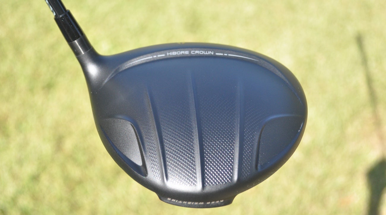 The crown features a prominent step that lowers the center of gravity.