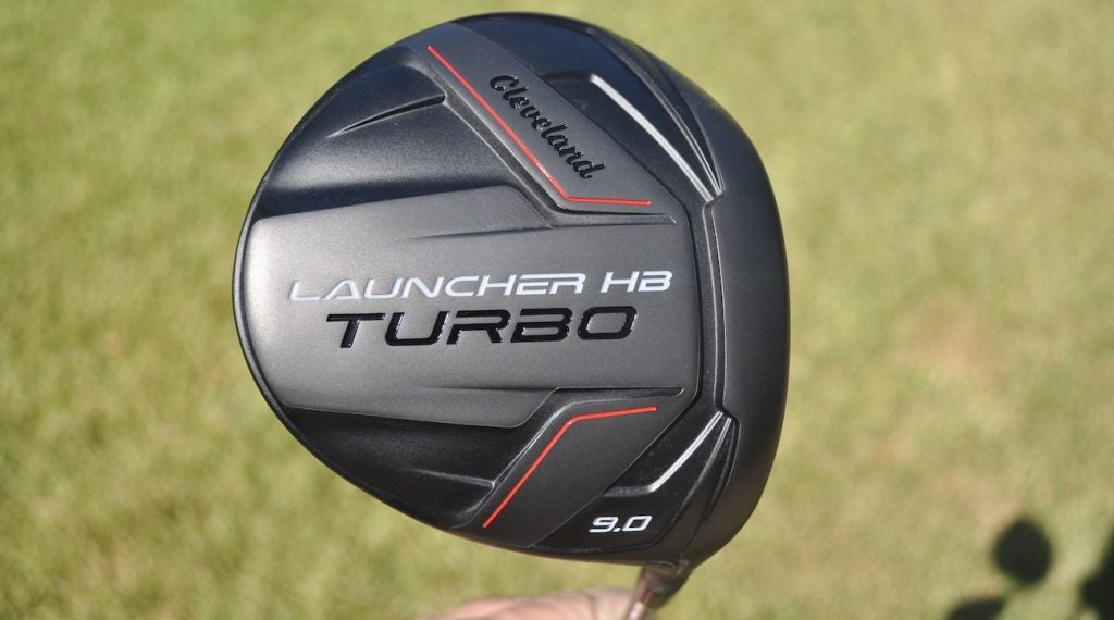 The covert sole of Cleveland's Launcher HB Turbo driver.