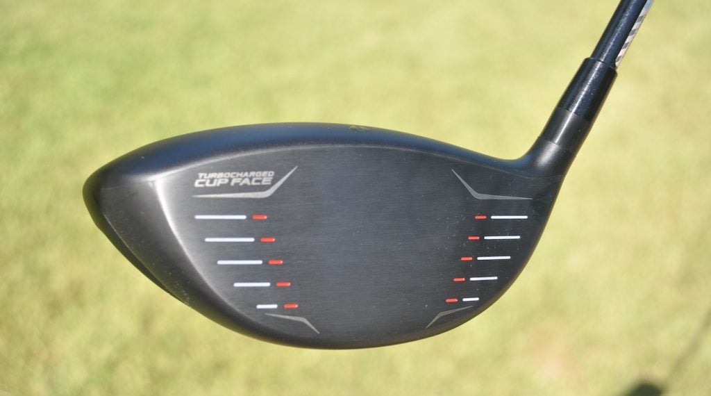 A Turbocharged Cup Face expands the sweet spot on the Launcher HB Turbo driver. 