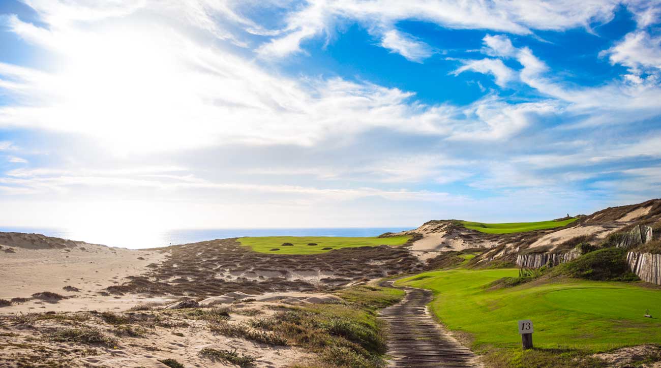 The view from No. 13 on the Dunes Course at the Resort at Diamante.