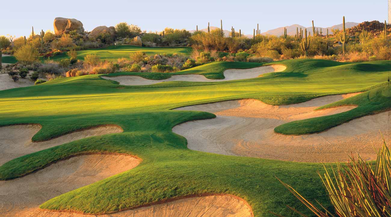 Two championship golf courses highlight the Four Seasons Resort Scottsdale at Troon North.