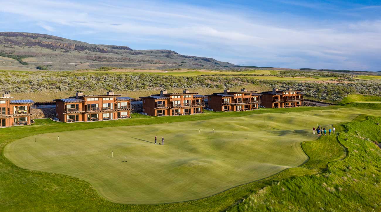 The 100,000-square-foot Cascade putting course.