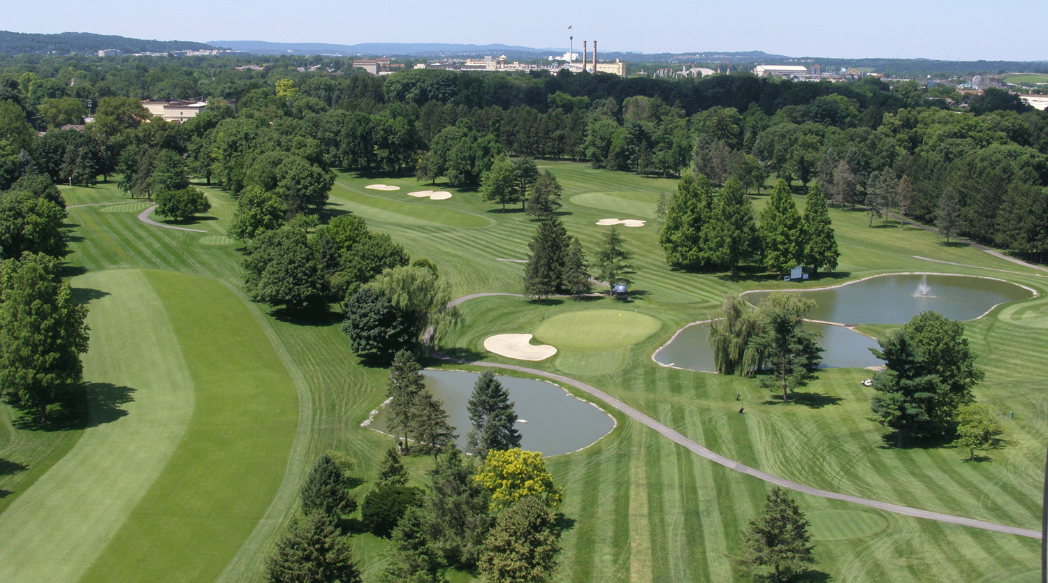 Hotel Hershey guests can tee it up at Hershey Country Club.