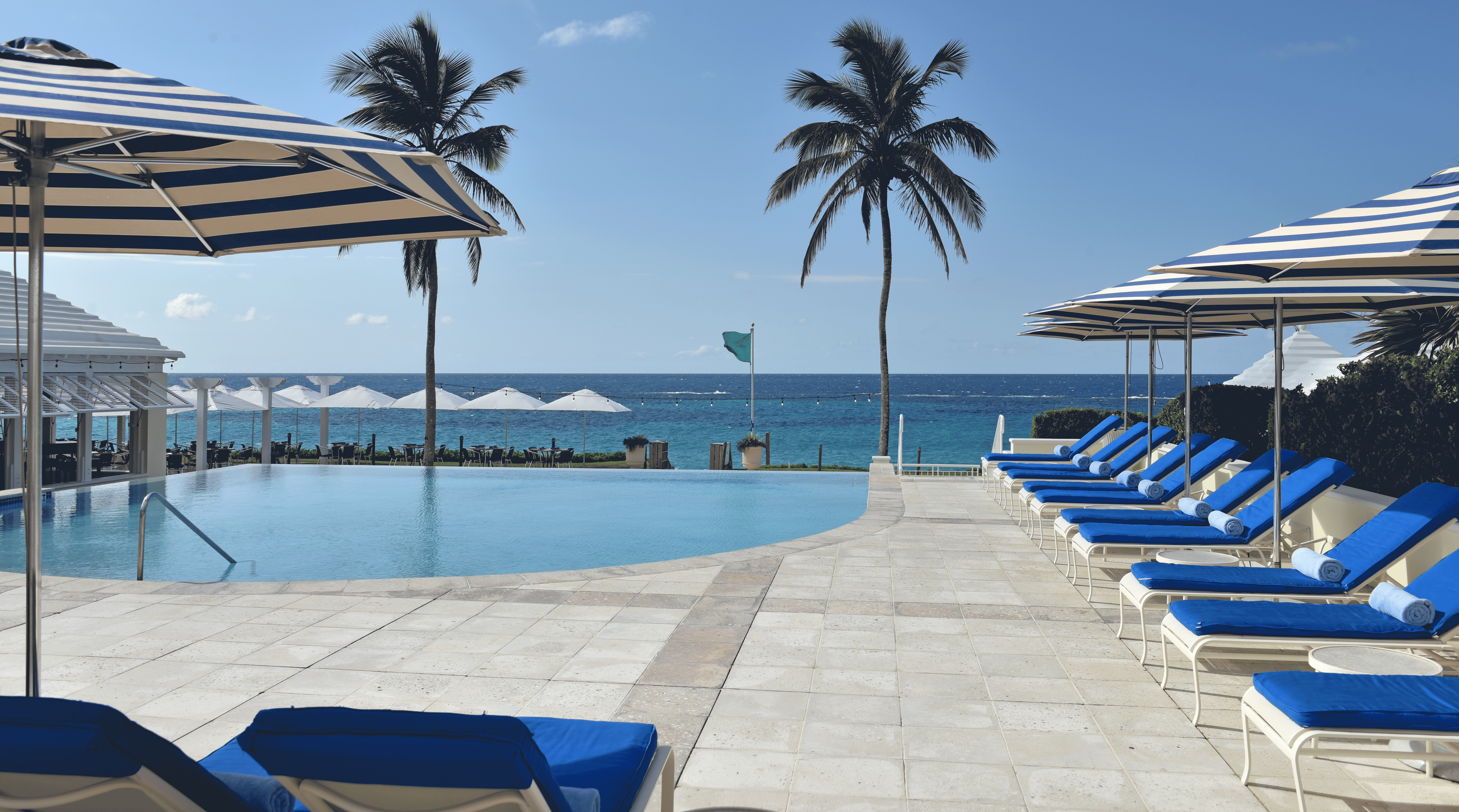 The adult pool at the Rosewood Bermuda.