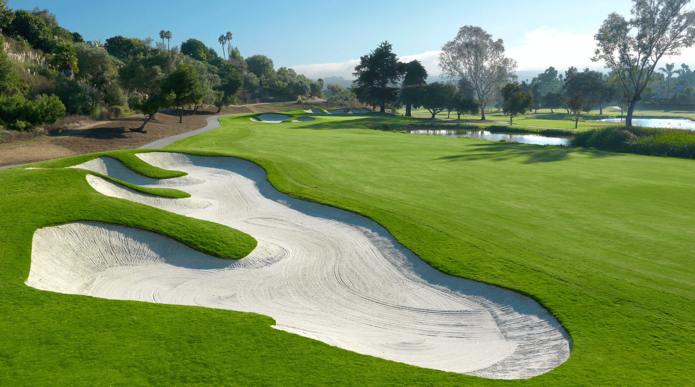 The beautifully manicured Champions course at La Costa.