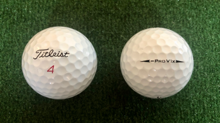 How Titleist's Pro V1x 'Left Dash' golf ball differs from the standard ...