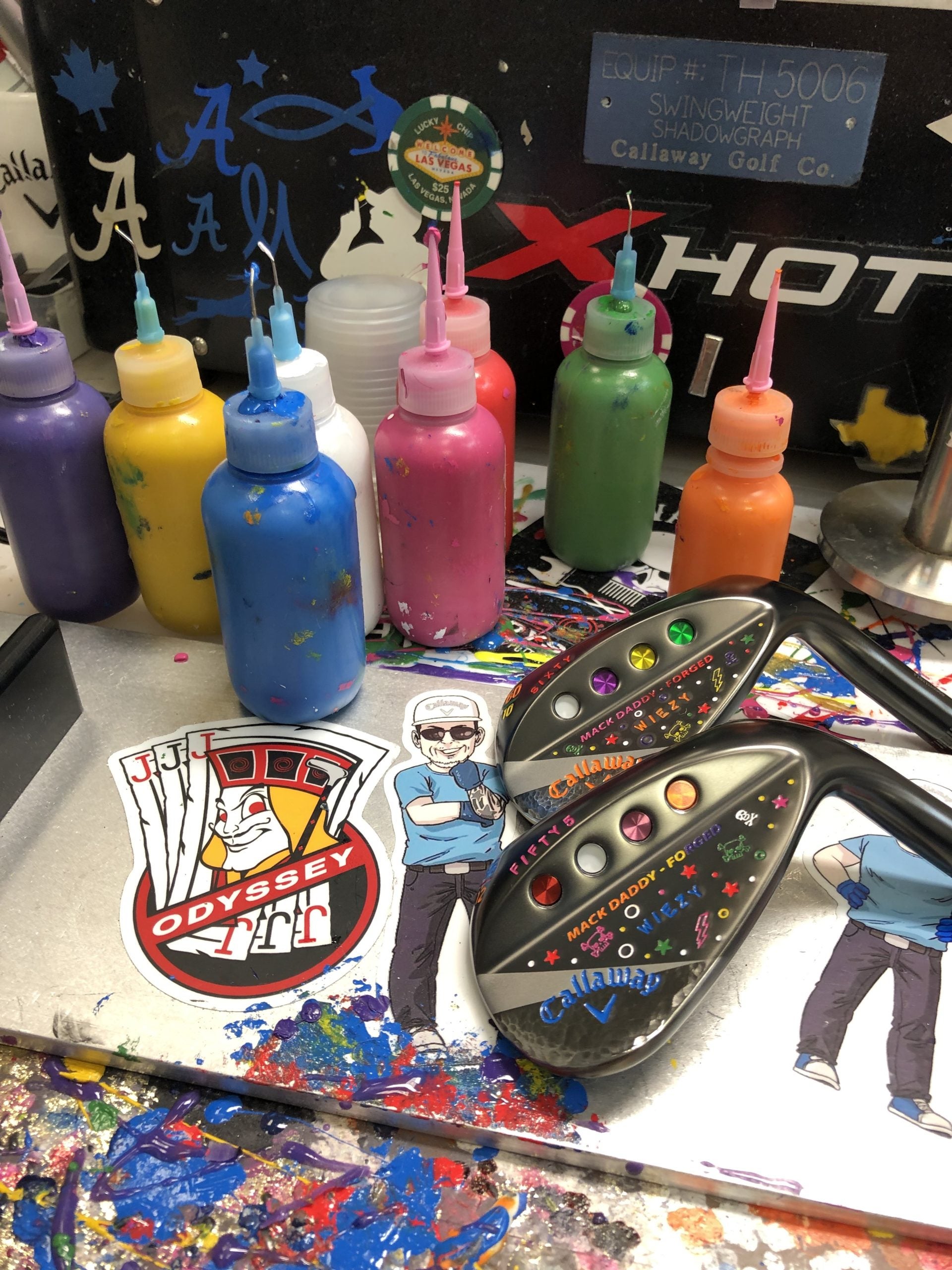 A look at Michelle Wie's custom wedges using the above tools and steps by Anthony Taranto. 