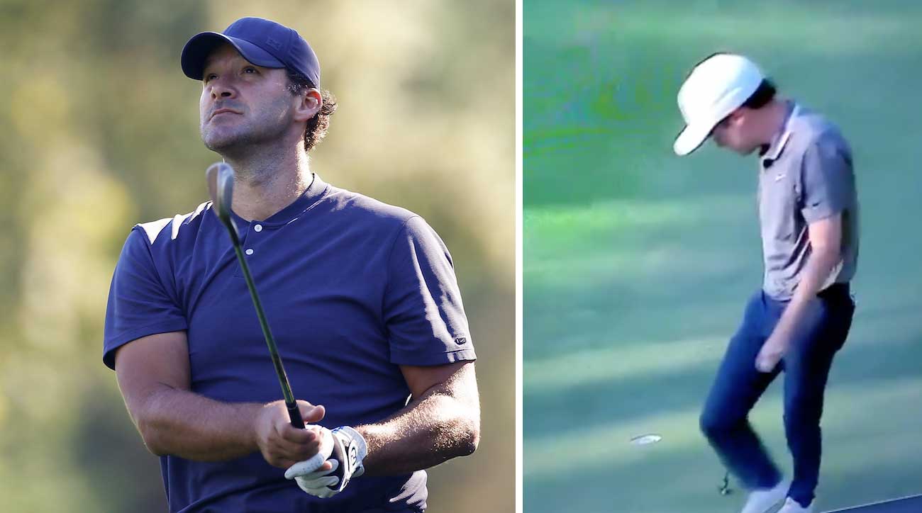 Tour pro denies spitting on Tony Romo's ball after Romo hit into their ...