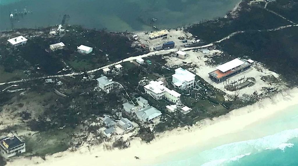 The Bahamas island of Abaco was among the hardest hit. Abaco is home to Baker's Bay resort (not pictured), which has a Tom Fazio course.
