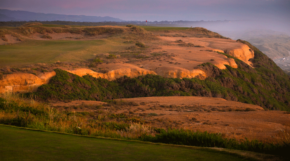 The par-4 16th at Bandon Dunes.