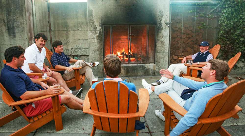 Fireplace at bandon dunes mckees pub