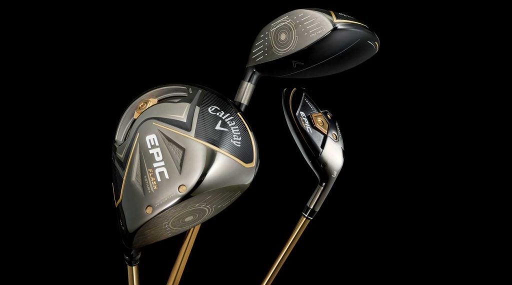 Callaway's new Epic Flash Star driver, fairway wood and hybrid.
