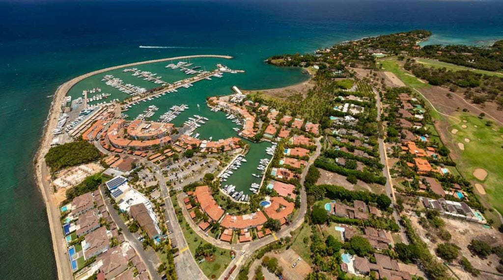 An aerial view of Casa de Campo resort.