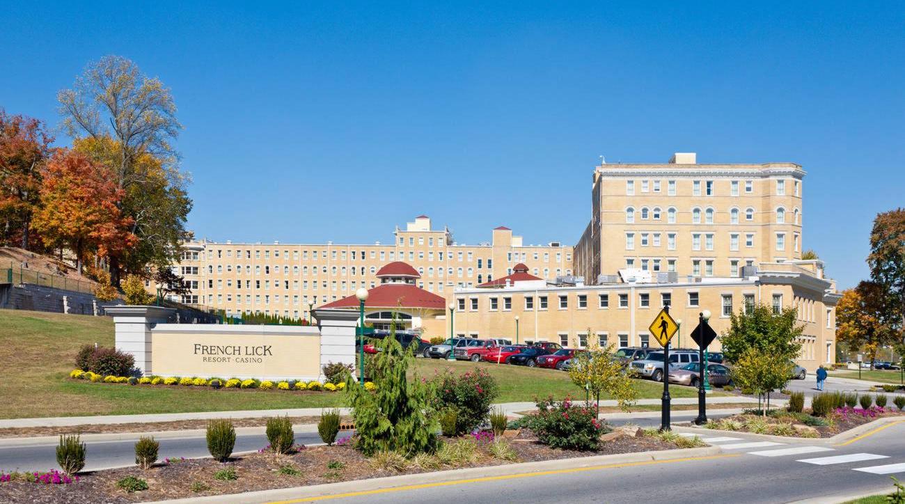 A view of French Lick Resort.