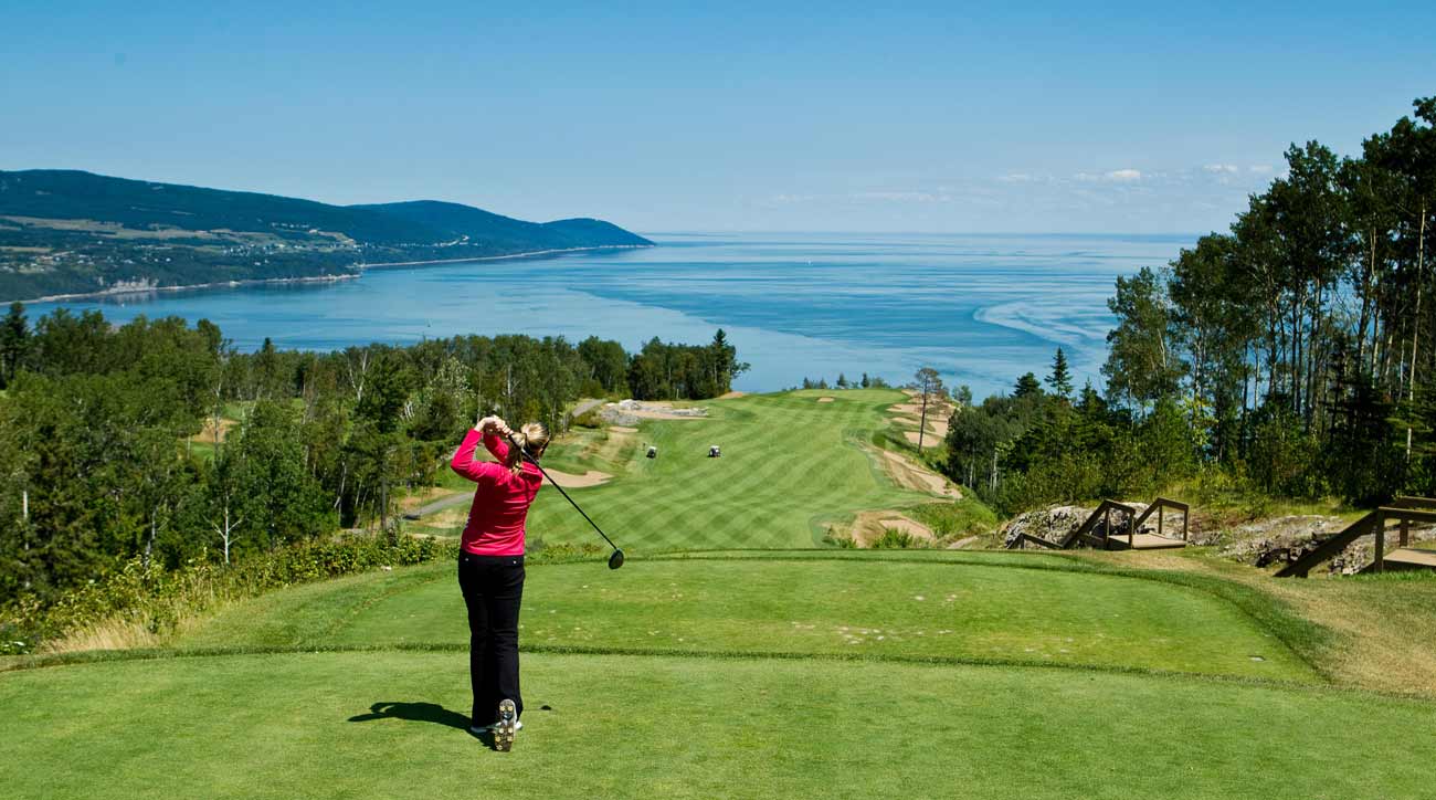 The St-Laurent nine at Fairmont Le Manoir Richelieu is a stunner.