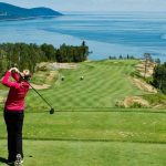 A view of the golf course at Fairmont Le Manoir Richelieu.