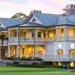 The Harbour Town clubhouse at Sea Pines Resort.