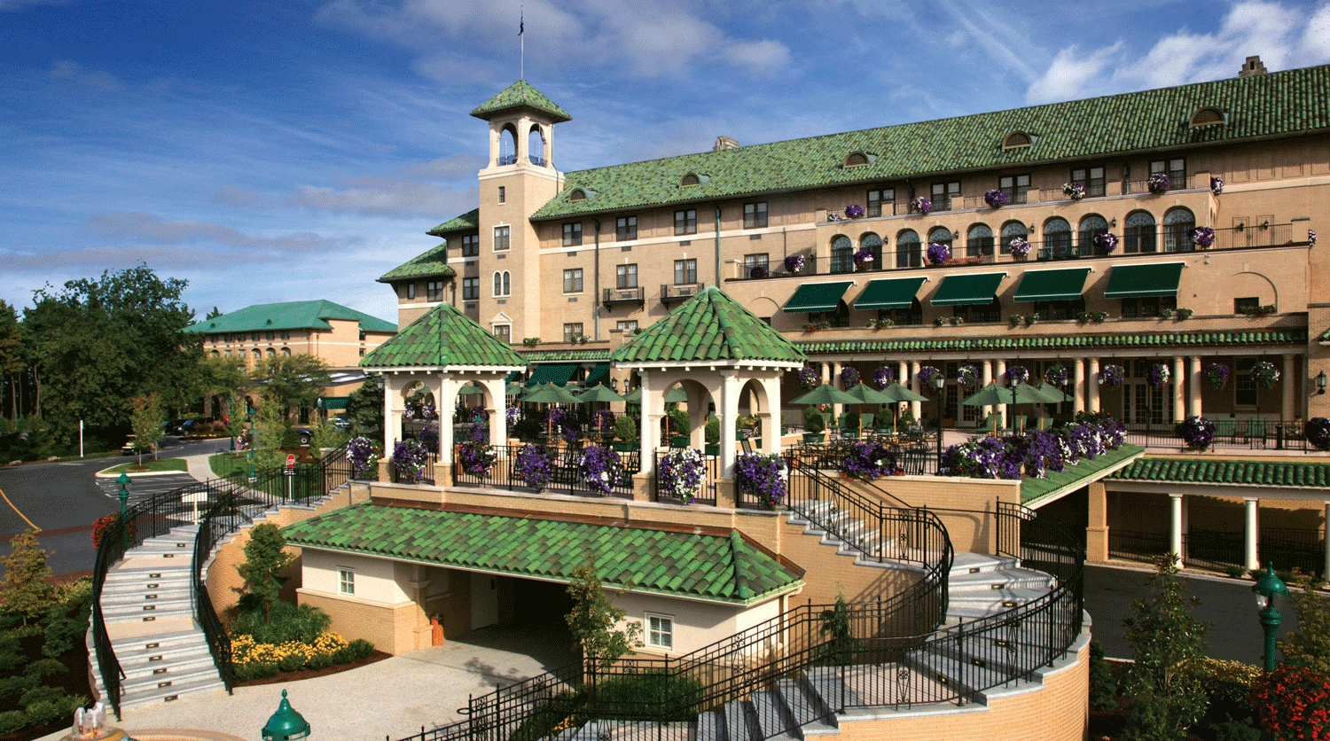 The stately Hotel Hershey.