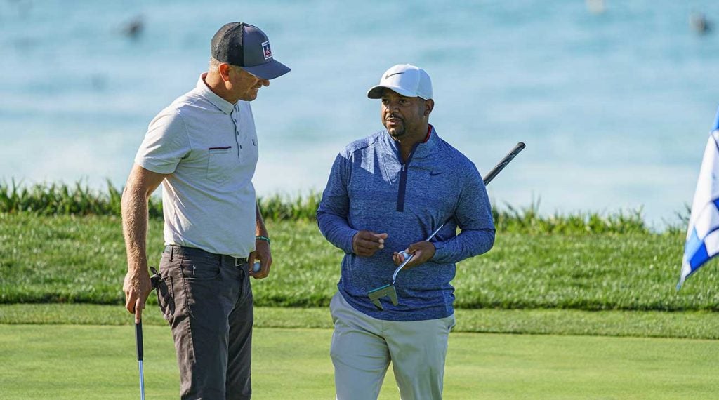 Matt Ginella and Alfonso Ribeiro won the Pure Insurance Championship, but it didn't come without plenty of nerves down the stretch.