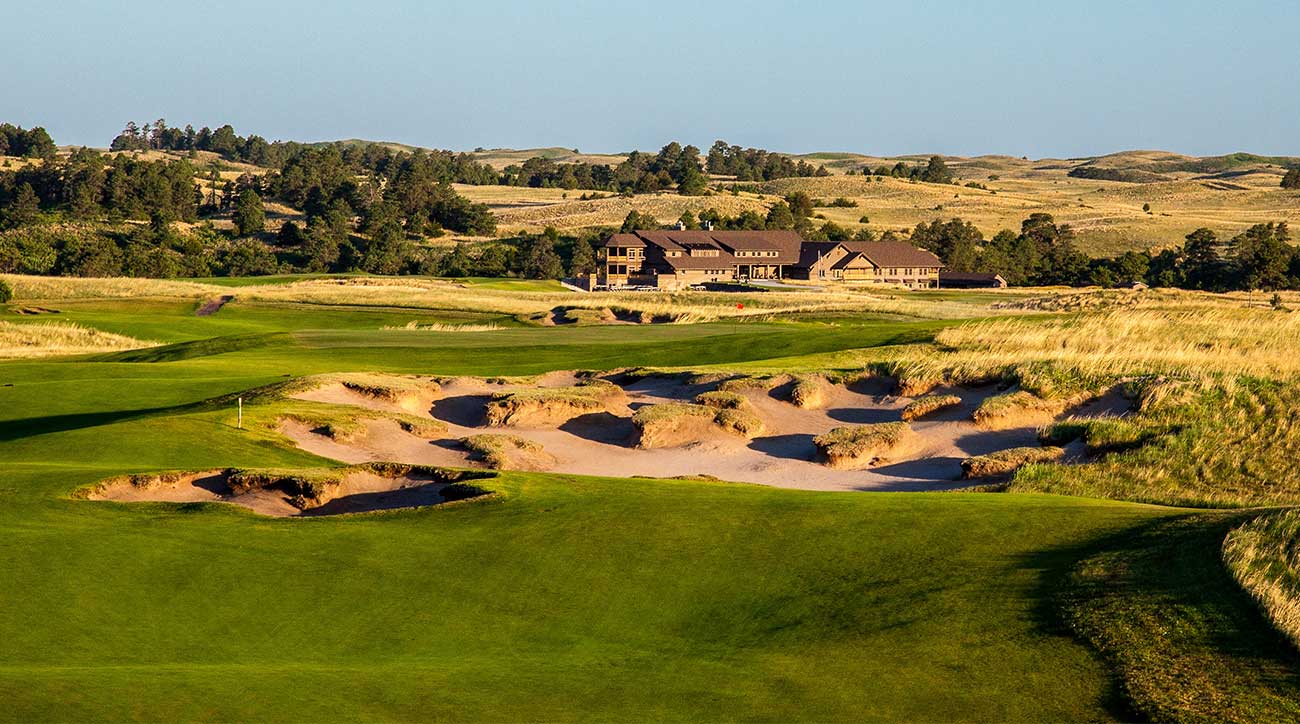 A shot of one of the golf courses at the Prairie Club in Valentine, Neb.