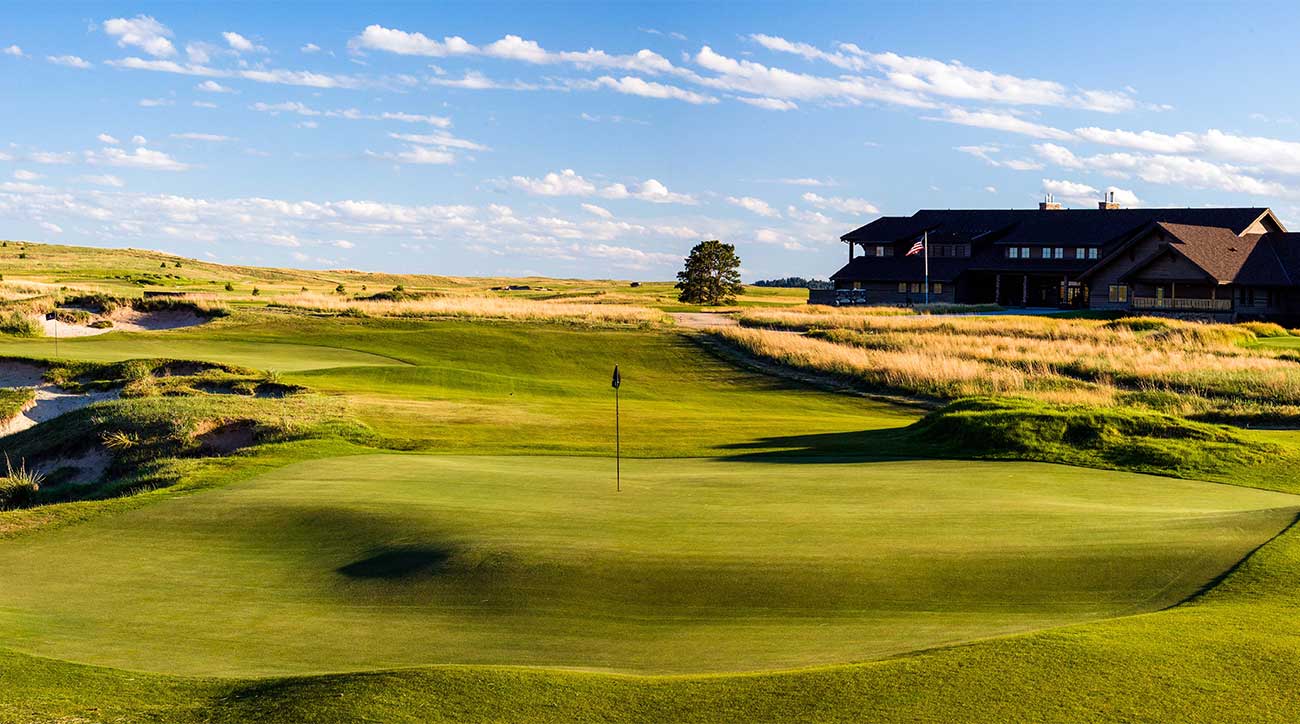 A shot of one of the golf courses at the Prairie Club in Valentine, Neb.