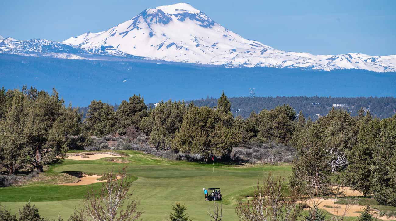 A view from a balcony at Pronghorn Resort.