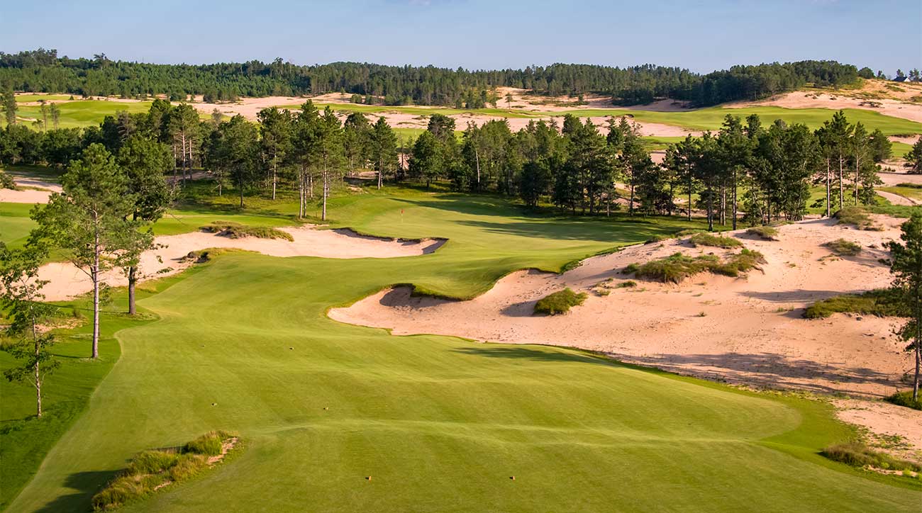 A look at sprawling Sand Valley in Wisconsin.