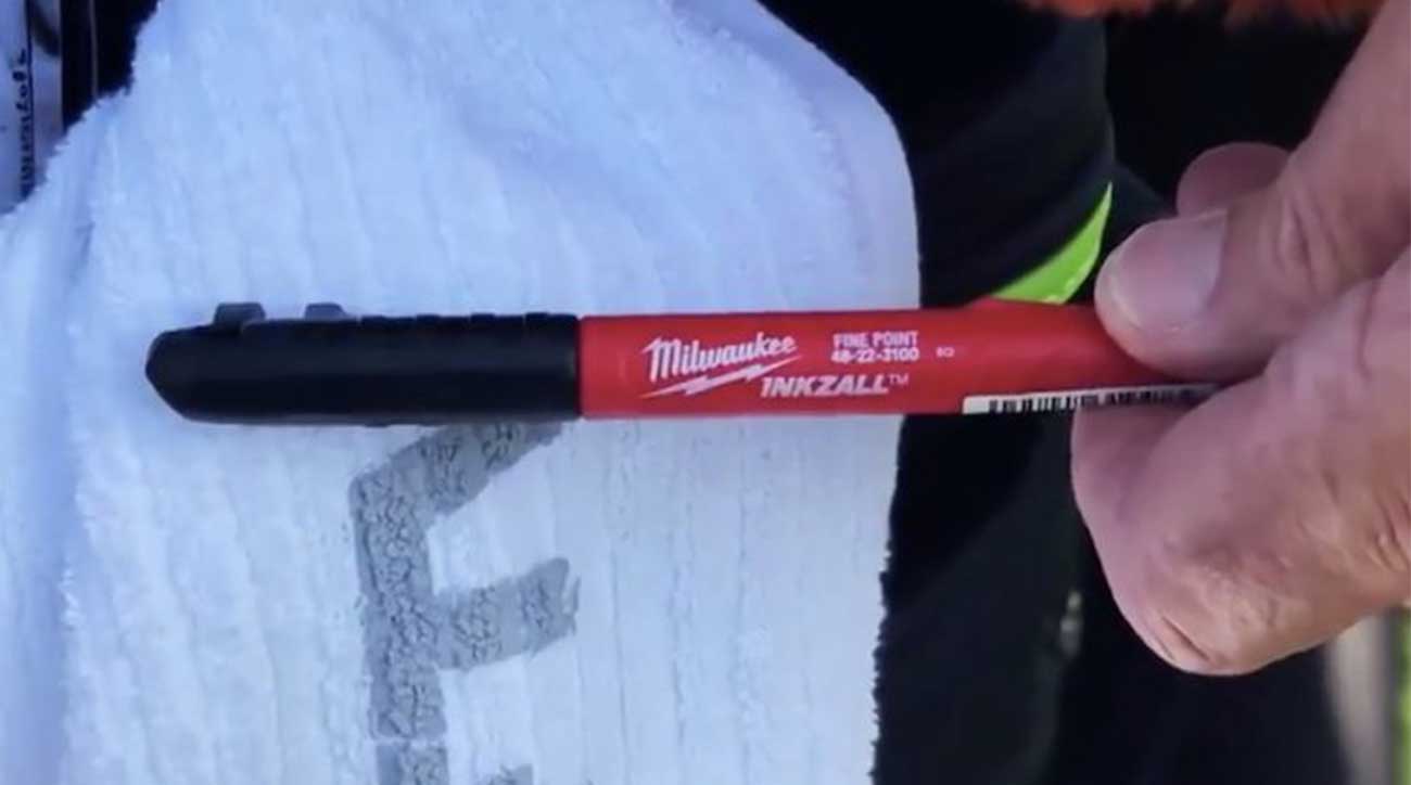 What makes Tiger Woods' beloved Milwaukee Inkzall marker so special?