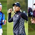 Suzann Pettersen, Danielle Kang and Nelly Korda at the 2019 Solheim Cup.