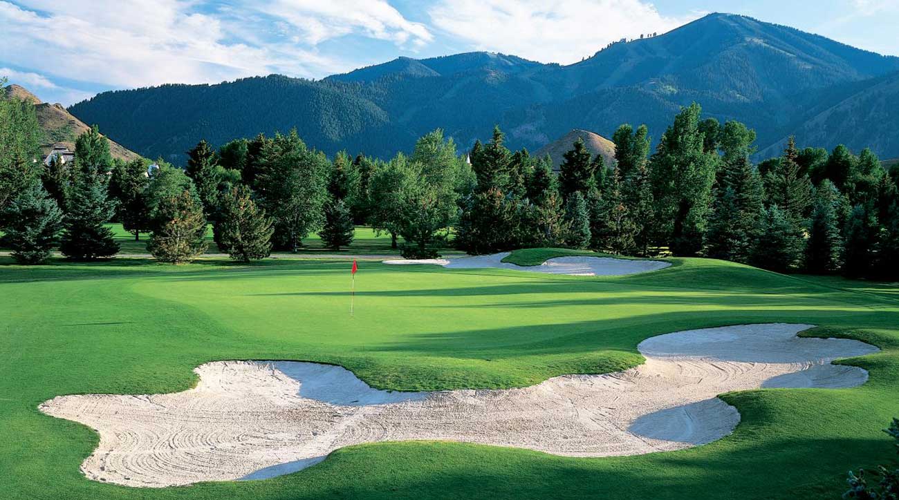 A view of one of the courses at Sun Valley Resort.