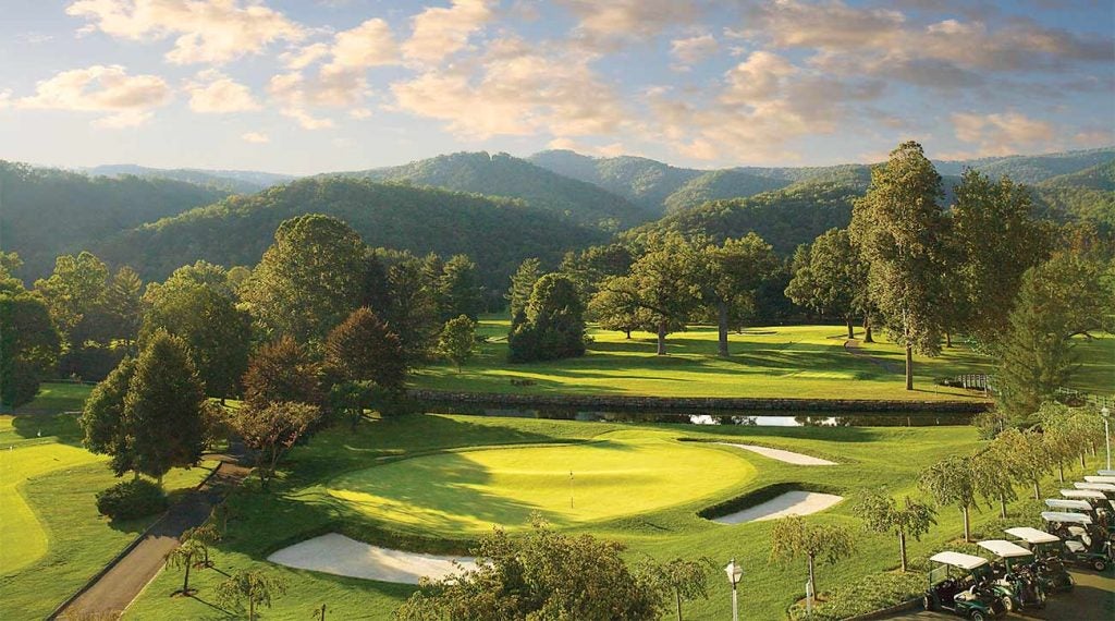 The Old White at The Greenbrier, which hosts a PGA Tour event.