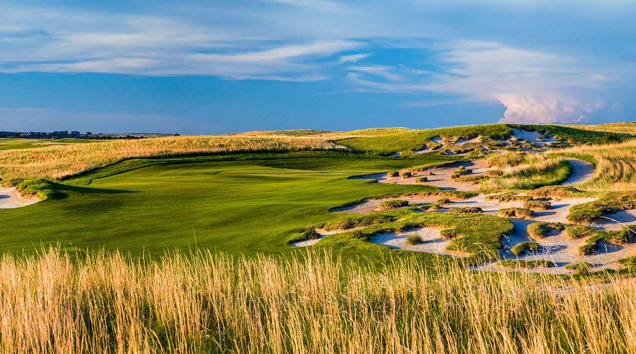 A shot of one of the golf courses at the Prairie Club in Valentine, Neb.