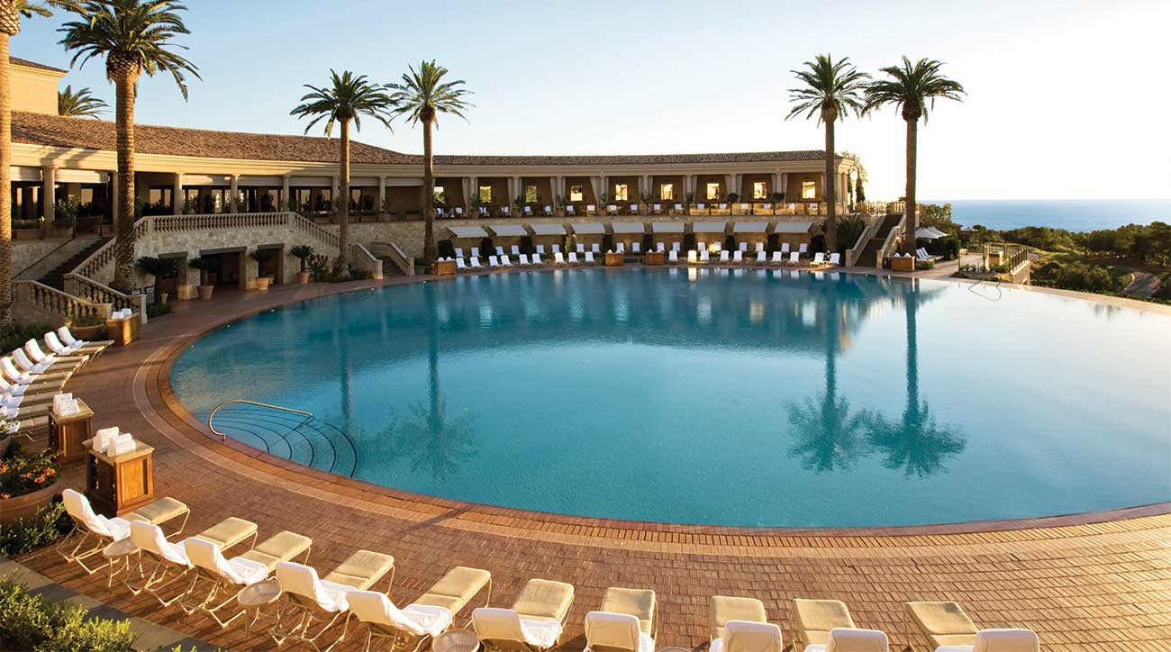 The coliseum pool at The Resort at Pelican Hill.