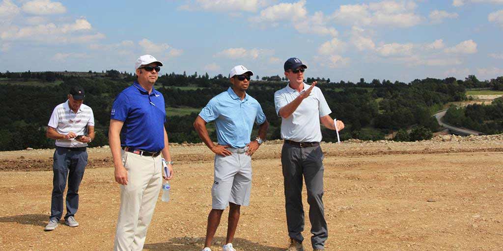 Tiger Woods at Payne's Valley in September 2019.