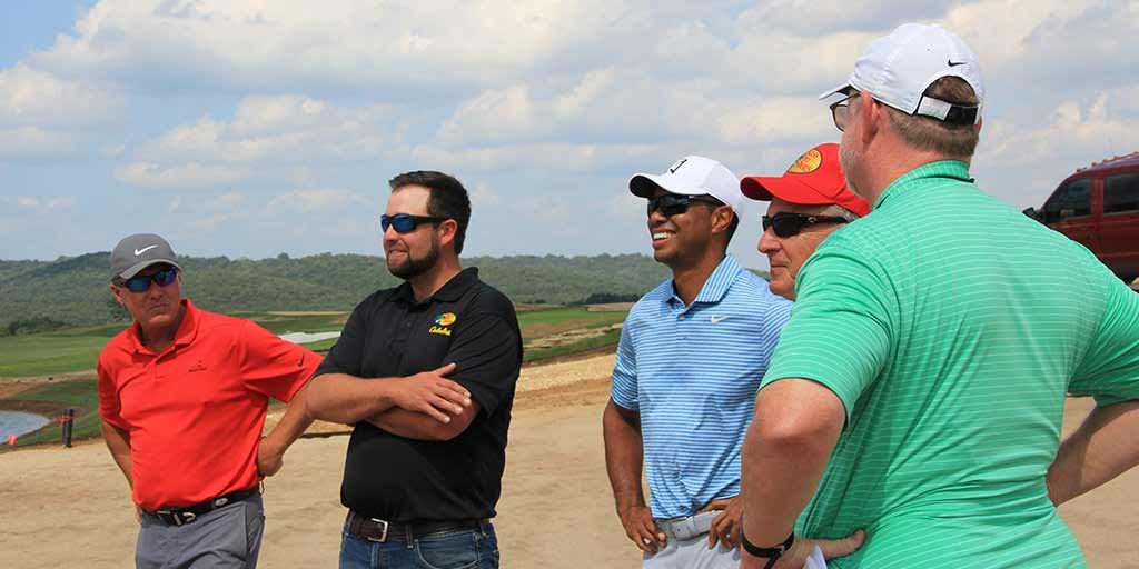 Tiger Woods at Payne's Valley in September 2019.