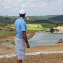 Tiger Woods surveys his Payne's Valley public golf course design