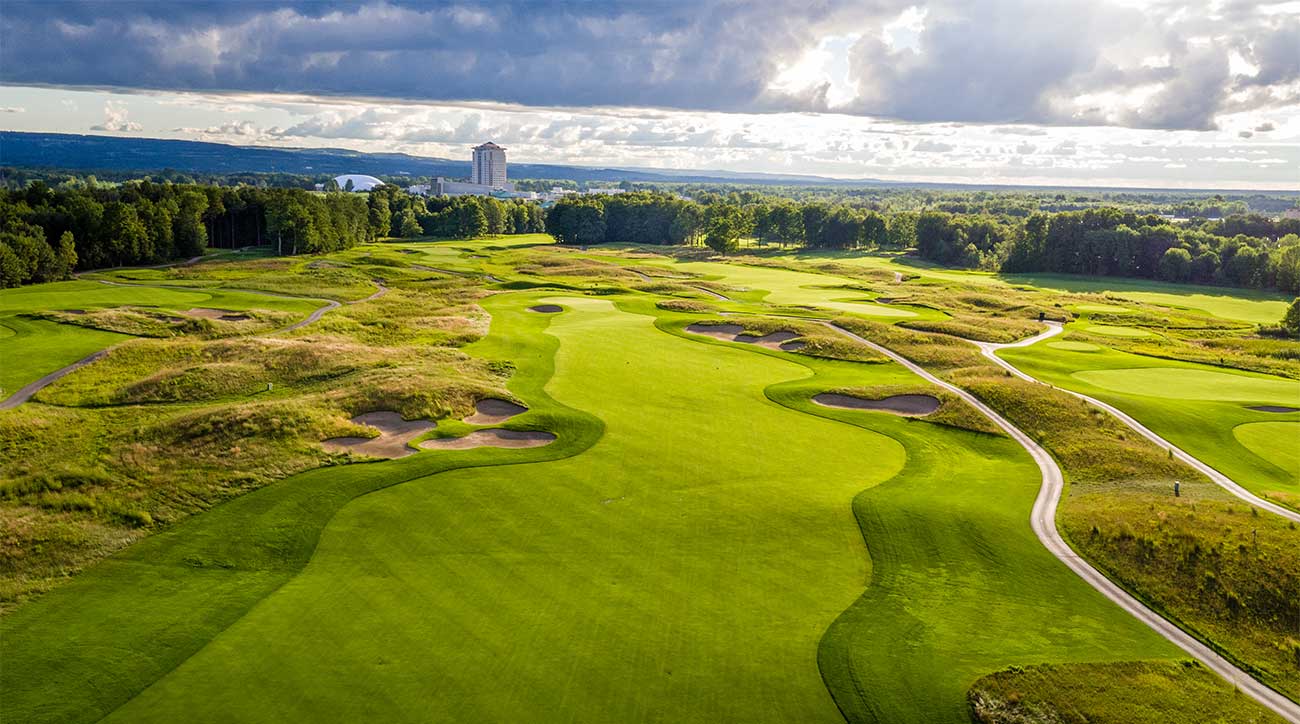 A view of one of the golf courses at Turning Stone Resort & Casino in Verona, N.Y.