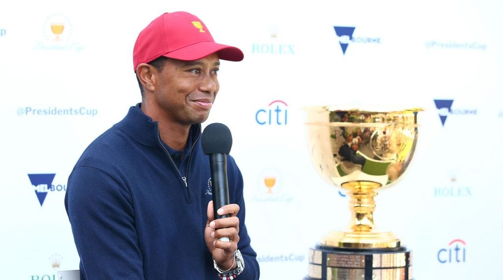 Tiger Woods will captain the American team in Australia, but will he play, too?