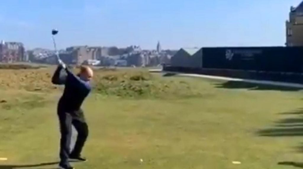 Worst shot in Old Course history?