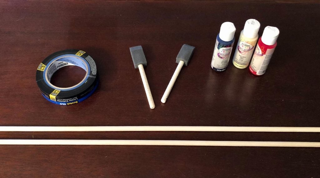 Making your own alignments sticks is easy with the right supplies.
