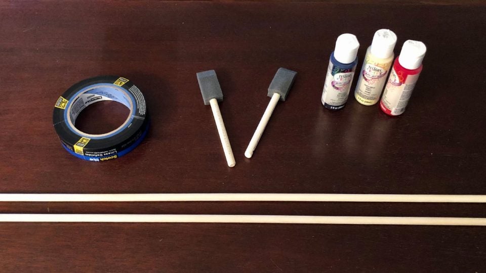 Making your own alignments sticks is easy with the right supplies.