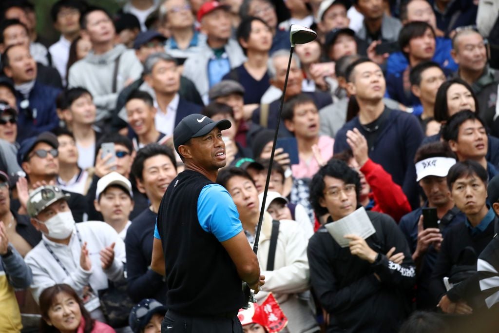Tiger Woods is on the verge of history in Japan.