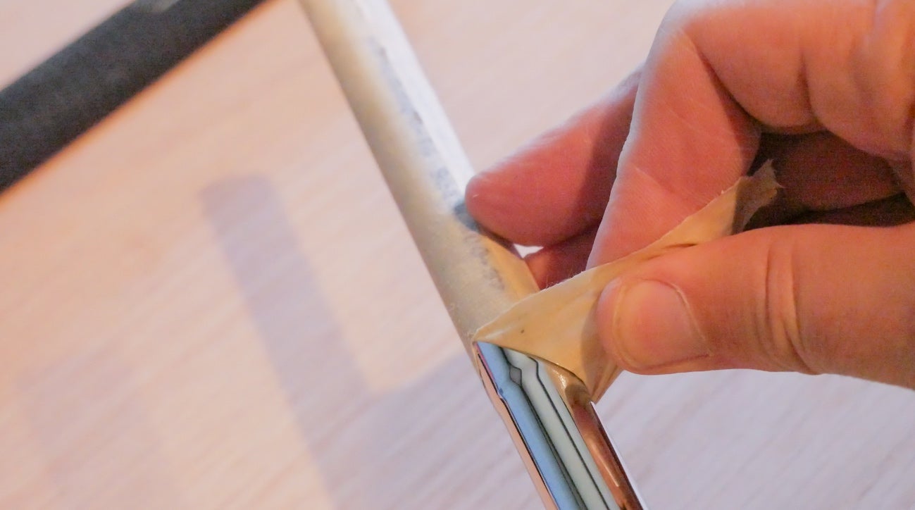 Remove old grip tape before you throw on a new grip. 