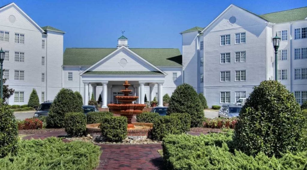 The Homewood Suites by Hilton Olmsted Village in Pinehurst is only a five-minute drive to No. 2.