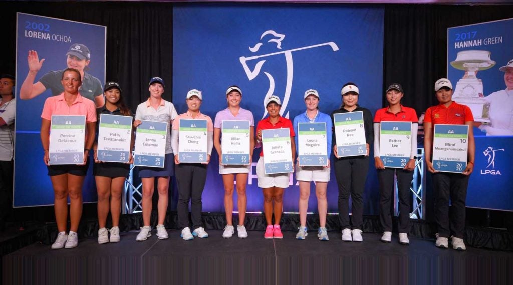 Mind Muangkhumsakul (far right) earned her LPGA Tour card — but not the way she expected.