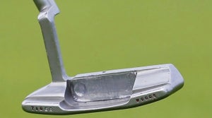 Woods added lead tape to the putter cavity at the Open Championship.