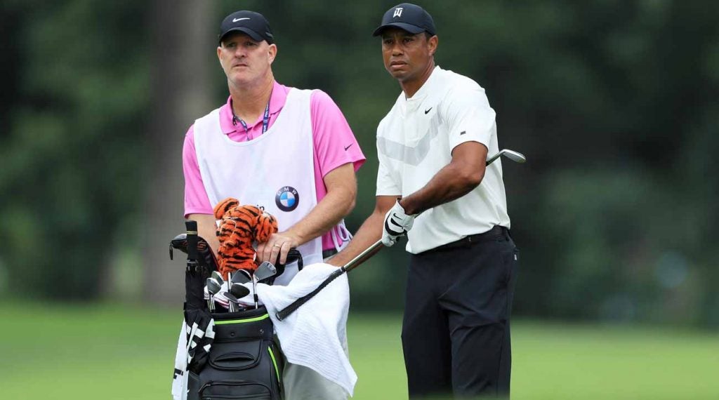 Joe LaCava says Tiger Woods still hasn't made up his mind on Presidents Cup captain's picks.