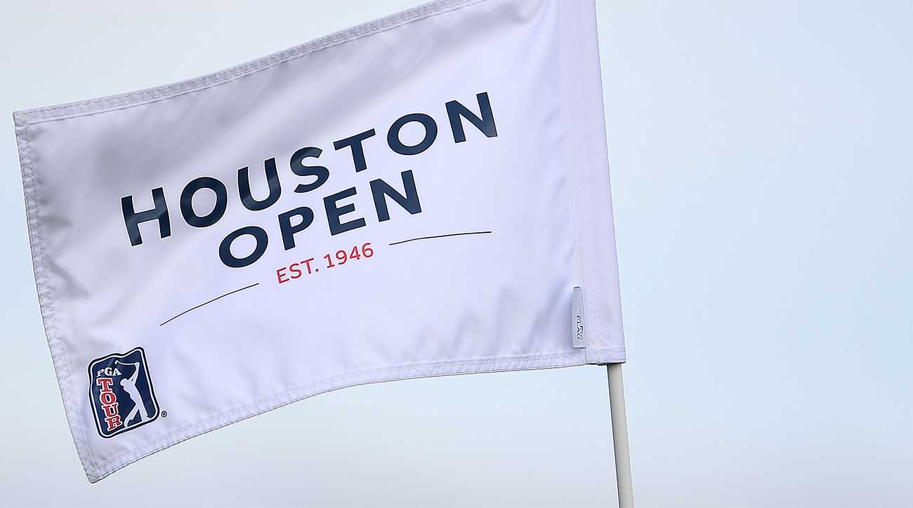 A Houston Open flag.