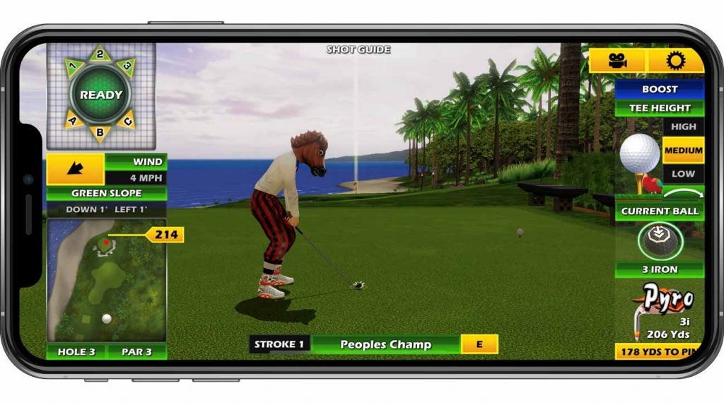 Golden Tee, famously in bars and arcades, is coming to a phone near you.