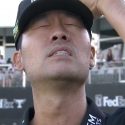 Kevin Na had to take a few seconds to collect his thoughts after his victory in Las Vegas.